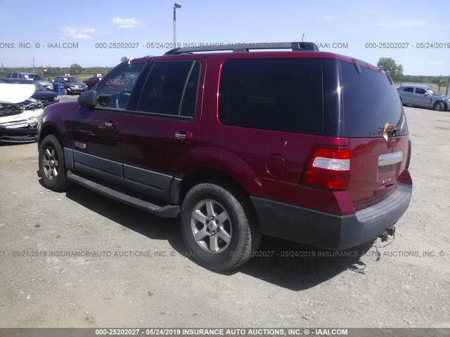1FMFU16577LA88329 - 2007 FORD EXPEDITION XLT RED photo 3