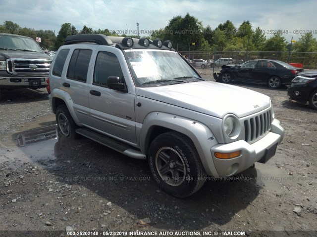1J4GK38K03W717218 - 2003 JEEP LIBERTY RENEGADE SILVER photo 1