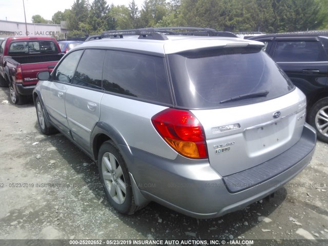 4S4BP62C477339775 - 2007 SUBARU OUTBACK OUTBACK 2.5I LIMITED SILVER photo 3