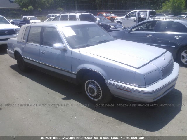 1C3XV66LXND808235 - 1992 CHRYSLER NEW YORKER FIFTH AVENUE BLUE photo 1