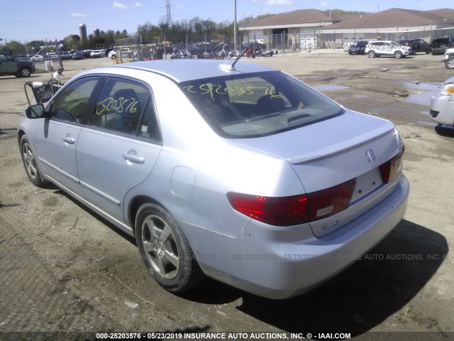 JHMCN36455C017326 - 2005 HONDA ACCORD HYBRID SILVER photo 3