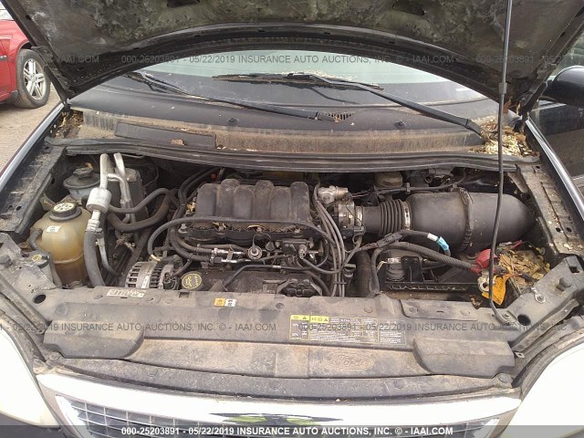 2FMZA52493BB54593 - 2003 FORD WINDSTAR SE BLACK photo 10