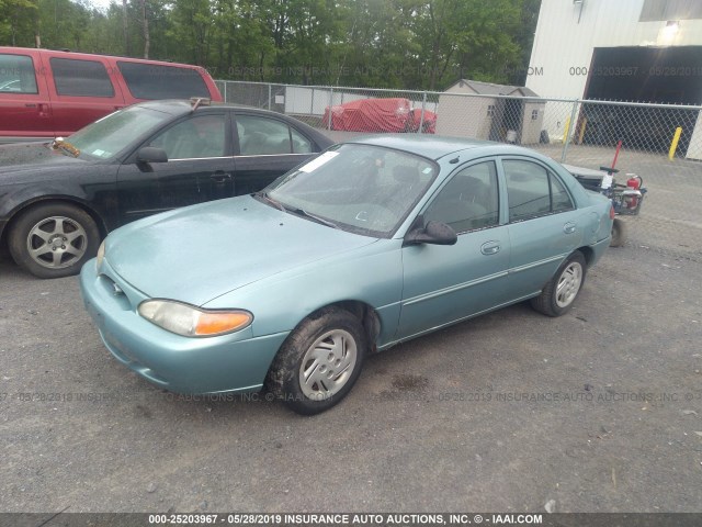 1FAFP13P7XW148258 - 1999 FORD ESCORT SE Light Blue photo 2