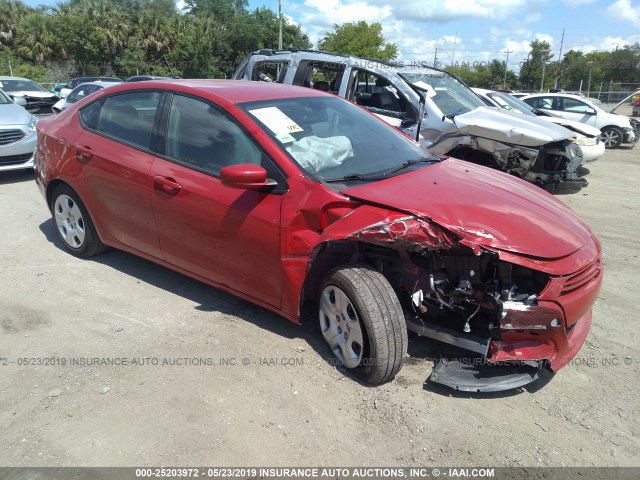 1C3CDFAH1DD296464 - 2013 DODGE DART SE/AERO RED photo 1