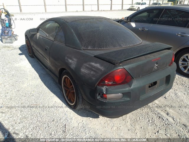 4A3AC84H41E028816 - 2001 MITSUBISHI ECLIPSE GT GREEN photo 3