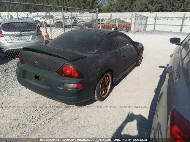 4A3AC84H41E028816 - 2001 MITSUBISHI ECLIPSE GT GREEN photo 4