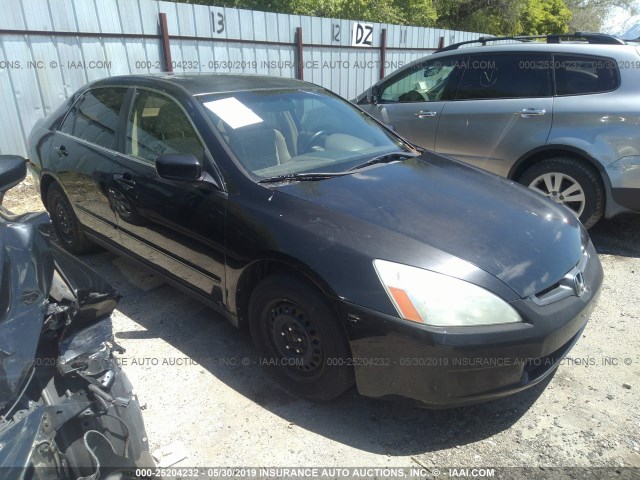 1HGCM55343A105397 - 2003 HONDA ACCORD LX BLACK photo 1