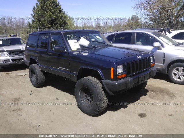 1J4FF68S4XL557126 - 1999 JEEP CHEROKEE SPORT/CLASSIC PURPLE photo 1