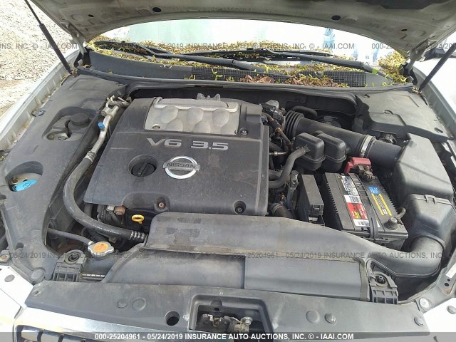 1N4BA41E65C864747 - 2005 NISSAN MAXIMA SE/SL SILVER photo 10