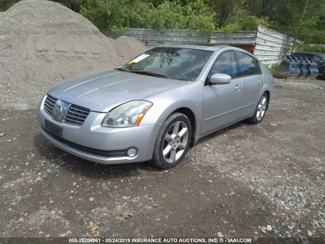 1N4BA41E65C864747 - 2005 NISSAN MAXIMA SE/SL SILVER photo 2