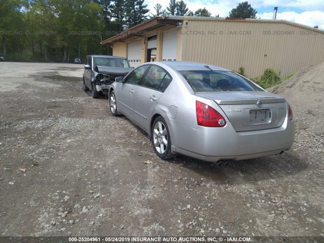 1N4BA41E65C864747 - 2005 NISSAN MAXIMA SE/SL SILVER photo 3