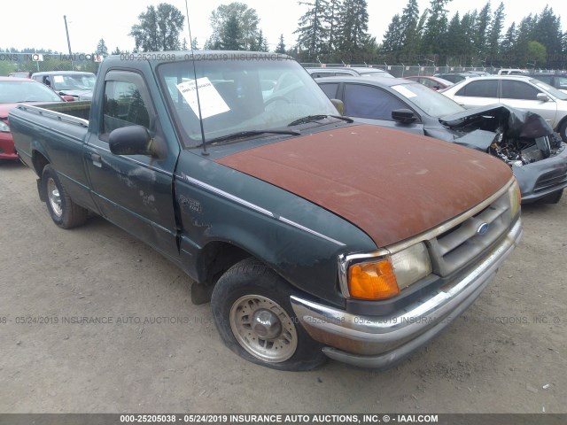 1FTCR10AXSPA43093 - 1995 FORD RANGER GREEN photo 1