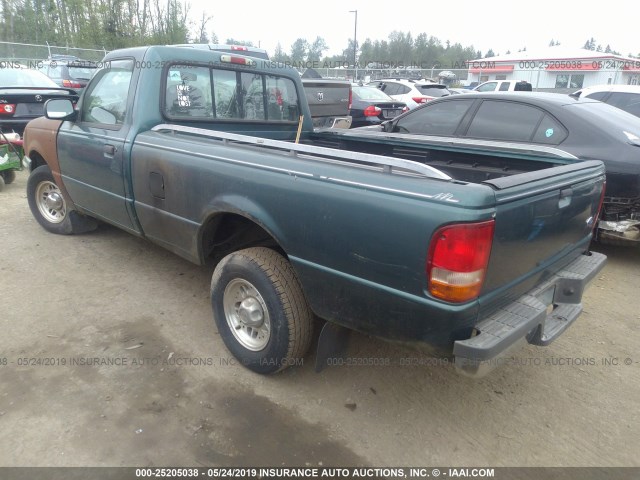 1FTCR10AXSPA43093 - 1995 FORD RANGER GREEN photo 3