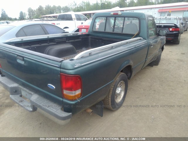 1FTCR10AXSPA43093 - 1995 FORD RANGER GREEN photo 4