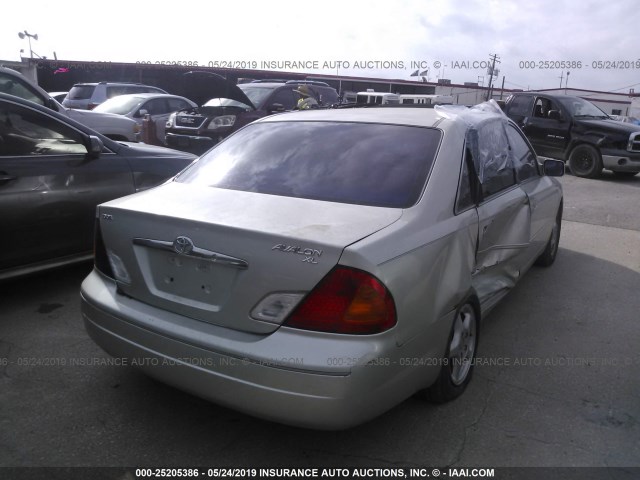 4T1BF28B5YU042124 - 2000 TOYOTA AVALON XL/XLS SILVER photo 4