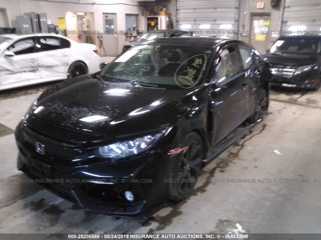 SHHFK7H45JU208140 - 2018 HONDA CIVIC SPORT 黑色 照片 2