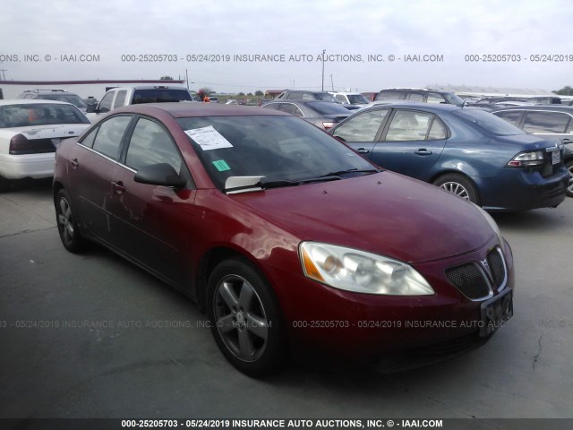 1G2ZH58N074241917 - 2007 PONTIAC G6 GT RED photo 1