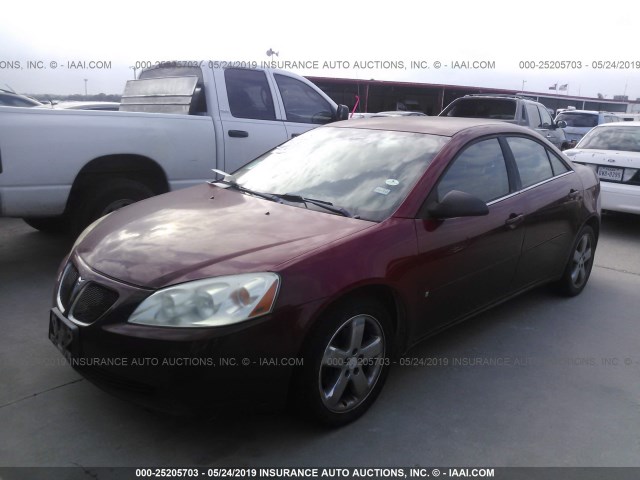 1G2ZH58N074241917 - 2007 PONTIAC G6 GT RED photo 2