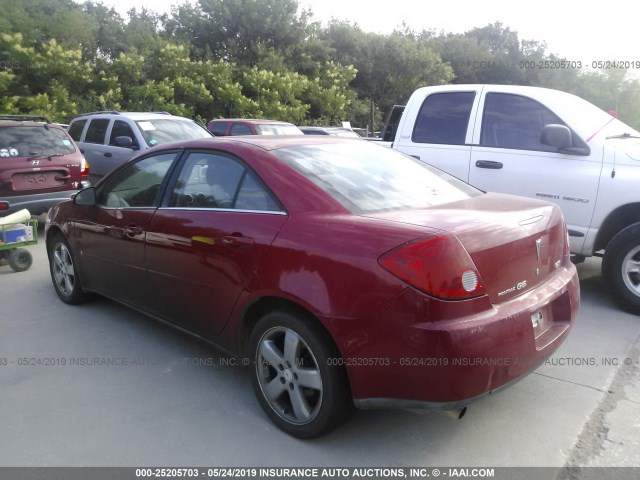 1G2ZH58N074241917 - 2007 PONTIAC G6 GT RED photo 3