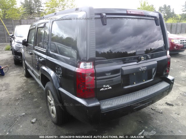 1J8HG48KX6C337254 - 2006 JEEP COMMANDER 黑色 照片 3