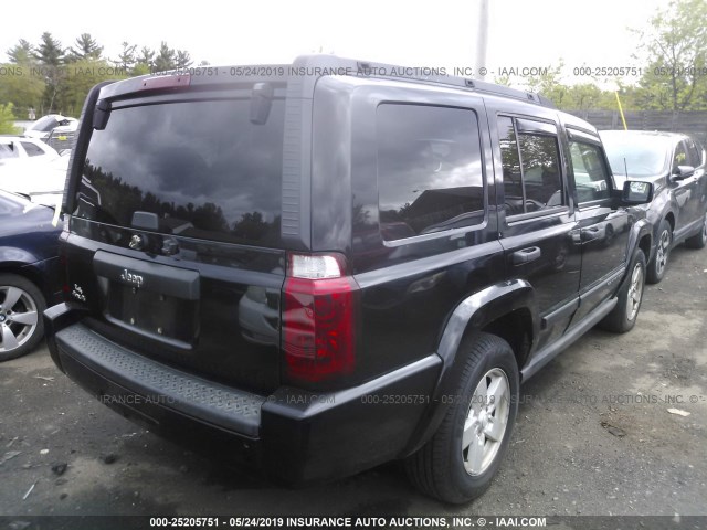 1J8HG48KX6C337254 - 2006 JEEP COMMANDER 黑色 照片 4