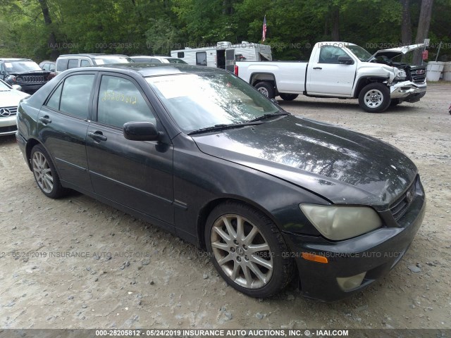 JTHBD192630079586 - 2003 LEXUS IS 300 BLACK photo 1