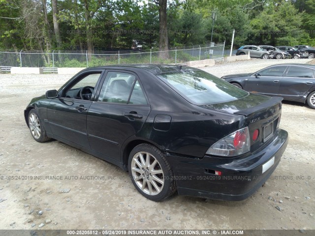 JTHBD192630079586 - 2003 LEXUS IS 300 BLACK photo 3