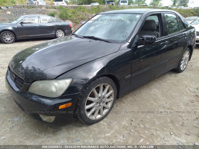 JTHBD192630079586 - 2003 LEXUS IS 300 BLACK photo 6