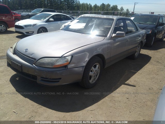 JT8GK13T1S0080463 - 1995 LEXUS ES 300 GRAY photo 2