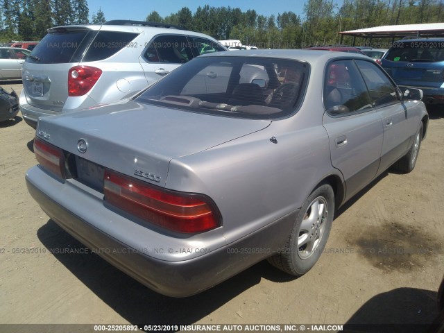 JT8GK13T1S0080463 - 1995 LEXUS ES 300 GRAY photo 4