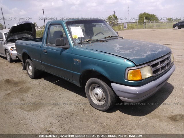1FTCR10A4RUB65699 - 1994 FORD RANGER TURQUOISE photo 1