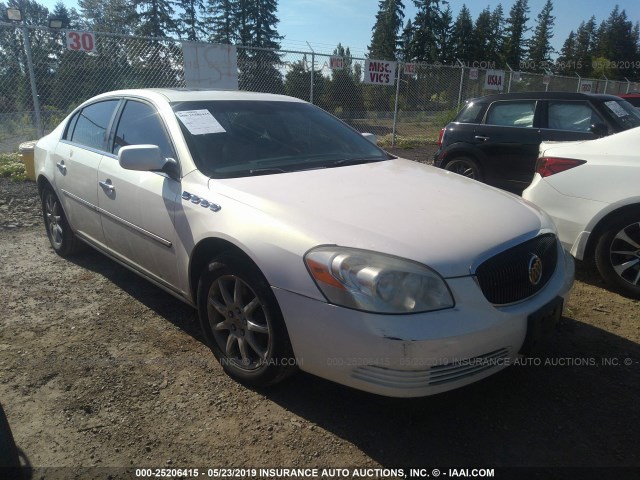 1G4HR57Y56U223990 - 2006 BUICK LUCERNE CXL WHITE photo 1