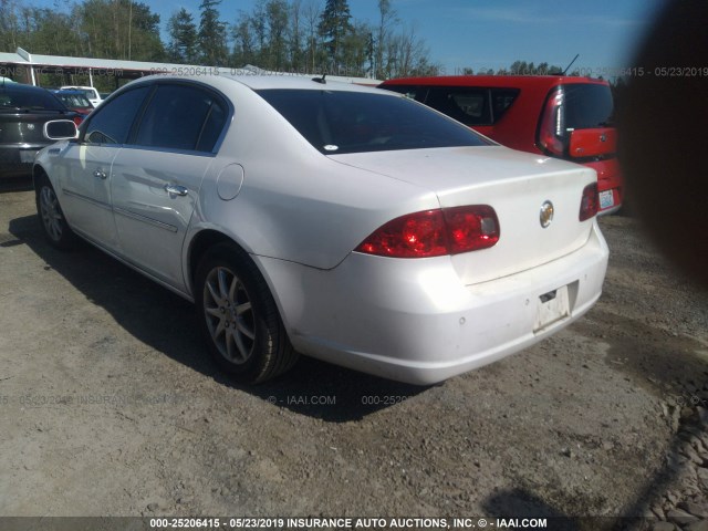 1G4HR57Y56U223990 - 2006 BUICK LUCERNE CXL WHITE photo 3