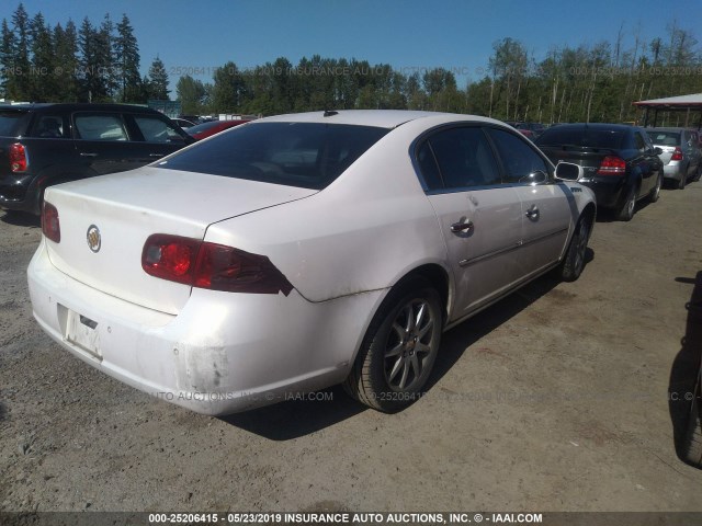 1G4HR57Y56U223990 - 2006 BUICK LUCERNE CXL WHITE photo 4