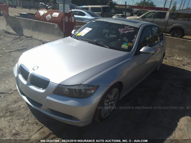 WBAVB17586NK36458 - 2006 BMW 325 I AUTOMATIC SILVER photo 2