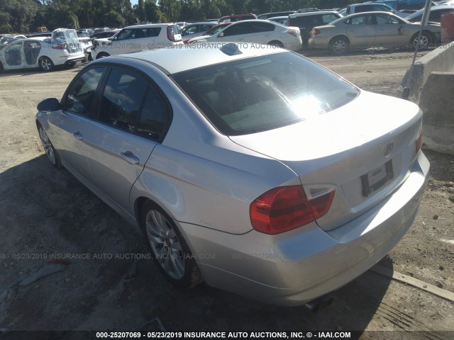 WBAVB17586NK36458 - 2006 BMW 325 I AUTOMATIC SILVER photo 3