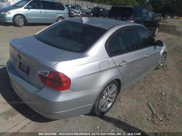 WBAVB17586NK36458 - 2006 BMW 325 I AUTOMATIC SILVER photo 4