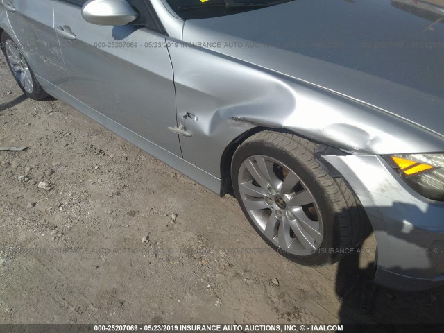 WBAVB17586NK36458 - 2006 BMW 325 I AUTOMATIC SILVER photo 6