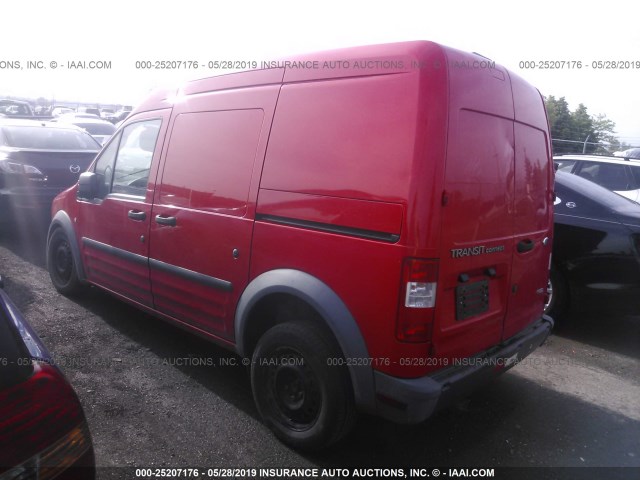 NM0LS7AN8DT170649 - 2013 FORD TRANSIT CONNECT XL RED photo 3