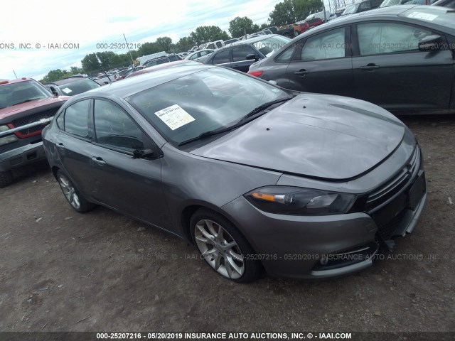 1C3CDFBA4DD122955 - 2013 DODGE DART SXT GRAY photo 1