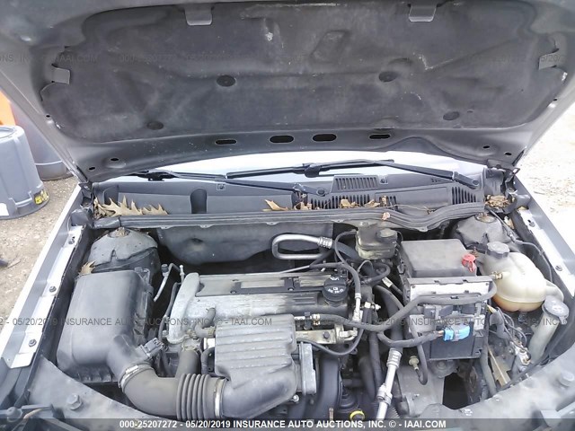 1G8AJ55F16Z204378 - 2006 SATURN ION LEVEL 2 SILVER photo 10