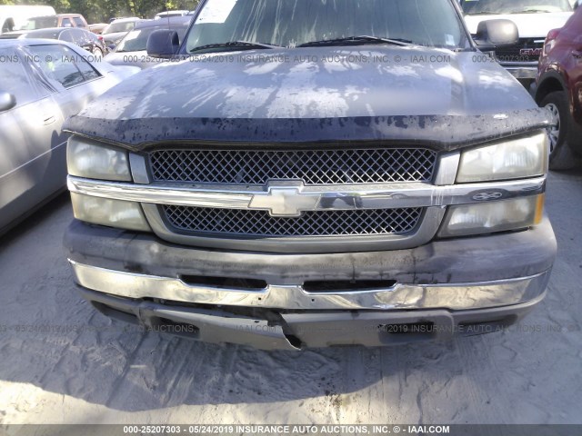 1GCEC19T25Z117727 - 2005 CHEVROLET SILVERADO C1500 GRAY photo 6