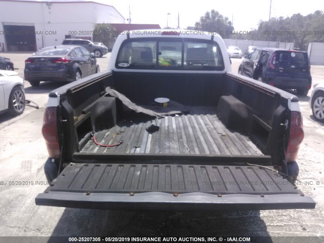 5TFNX4CNXCX015861 - 2012 TOYOTA TACOMA WHITE photo 8