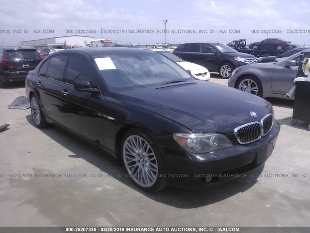 WBAHN83587DT77105 - 2007 BMW 750 BLACK photo 1