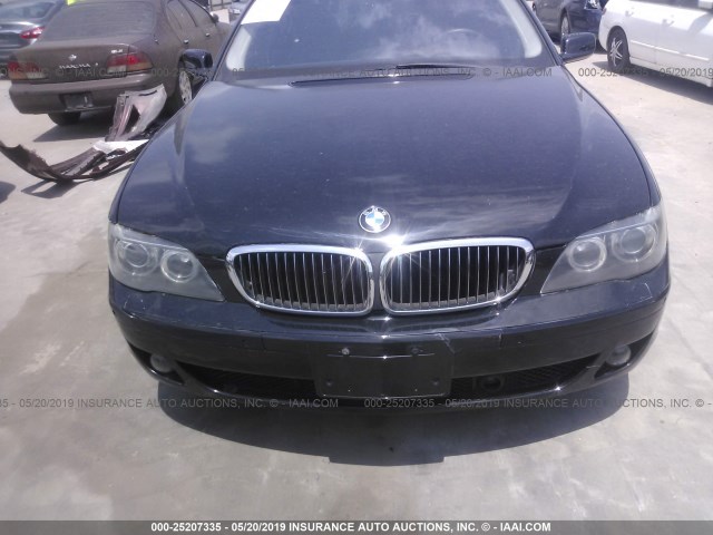 WBAHN83587DT77105 - 2007 BMW 750 BLACK photo 6