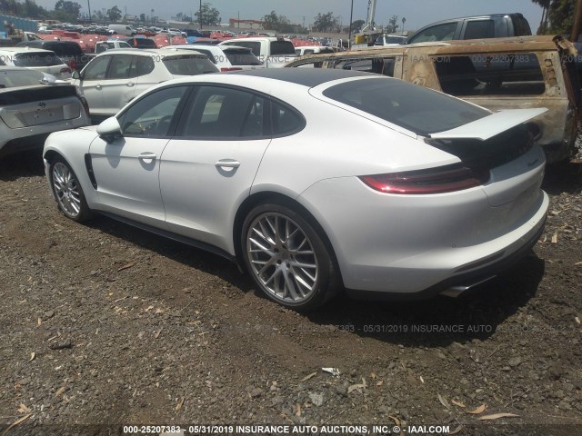 WP0AA2A79JL108450 - 2018 PORSCHE PANAMERA 4 WHITE photo 3