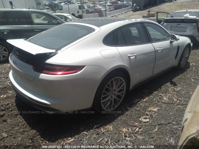 WP0AA2A79JL108450 - 2018 PORSCHE PANAMERA 4 WHITE photo 4