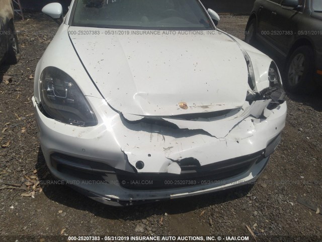 WP0AA2A79JL108450 - 2018 PORSCHE PANAMERA 4 WHITE photo 6