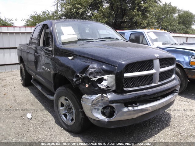 1D7KU28D03J538752 - 2003 DODGE RAM 2500 ST/SLT BLACK photo 1