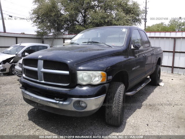 1D7KU28D03J538752 - 2003 DODGE RAM 2500 ST/SLT BLACK photo 2